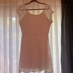 Maurices Short Cream Country Dress